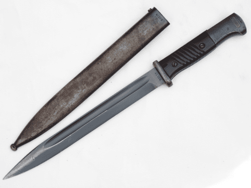 Mauser K98 bayonet and scabbard, 1941, matching serial numbers/1 **SOLD**