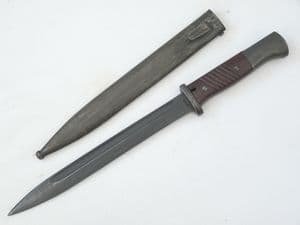 Mauser K98 bayonet and scabbard fully matching, Mundlos ab44/4209g **SOLD**