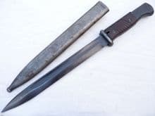 Mauser K98 bayonet and scabbard maker marked,  both 1944 dated  **SOLD**
