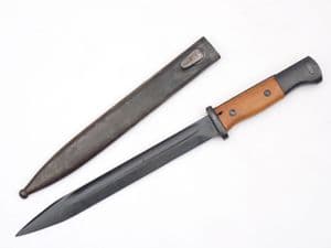 Mauser K98 bayonet and scabbard matched maker and year, 1941 dated **SOLD**