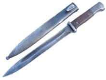 Mauser K98 bayonet and scabbard, matching maker ASW  **SOLD**