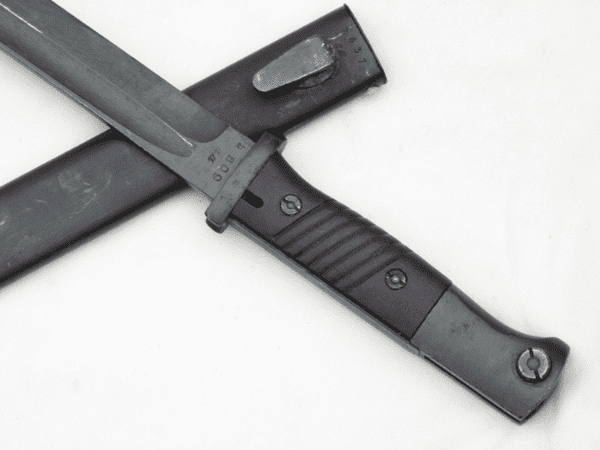 Mauser K98 bayonet and scabbard matching maker, both 1944 dated **SOLD**