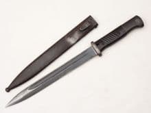 Mauser K98 bayonet and scabbard matching s/numbers,  dated 1943 **SOLD**