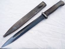 Mauser K98 bayonet and scabbard, Nazi marked  **SOLD**