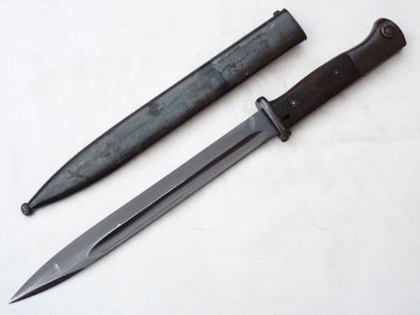 Mauser K98 bayonet and scabbard undated Waffenamt marked SOLD