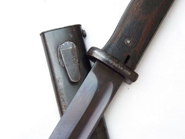 Mauser K98 bayonet and scabbard undated Waffenamt marked SOLD
