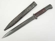 Mauser K98 bayonet and scabbard, unmarked except maker WKC, export model **ON HOLD**