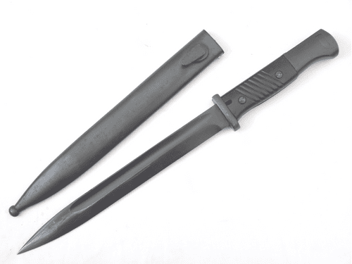 Mauser K98 bayonet and scabbard, unmarked export model