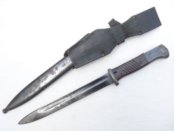 Mauser K98 bayonet, scabbard and frog, fully matched 41cqh/9501d ** SOLD**