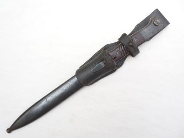 Mauser K98 bayonet, scabbard and frog, fully matched 41cqh/9501d ** SOLD**