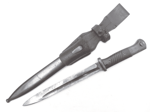Mauser K98 bayonet, scabbard and frog, fully matched 41cqh/9501d ** SOLD**