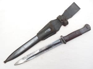 Mauser K98 bayonet, scabbard and frog, fully matched 41cqh/9501d ** SOLD**
