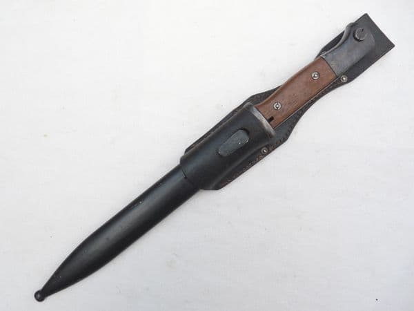 Mauser K98 bayonet, scabbard and frog, fully matched 44asw/6007