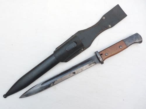 Mauser K98 bayonet, scabbard and frog, fully matched 44asw/6007