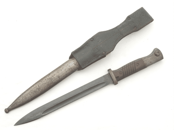 Mauser K98 bayonet, scabbard and frog, fully  matched, cof44/2690j