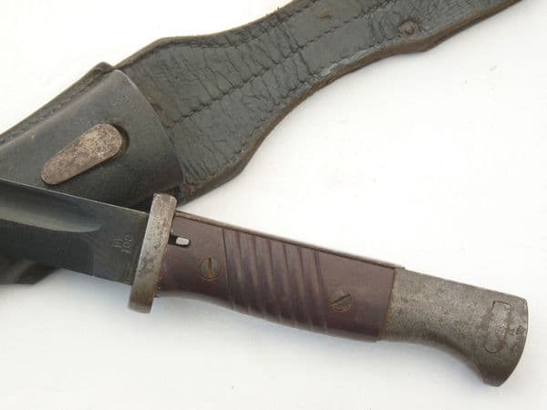 Mauser K98 bayonet, scabbard and frog, fully  matched, cof44/2690j