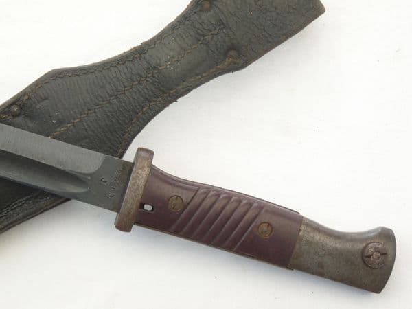 Mauser K98 bayonet, scabbard and frog, fully  matched, cof44/2690j