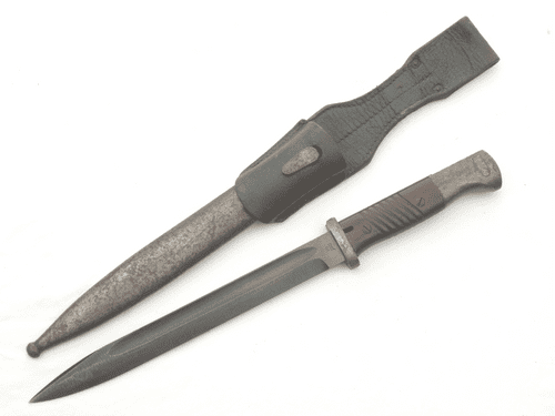 Mauser K98 bayonet, scabbard and frog, fully  matched, cof44/2690j