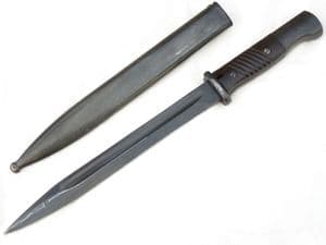 Mauser K98 S1884/98 bayonet and scabbard, 1942 dated SOLD