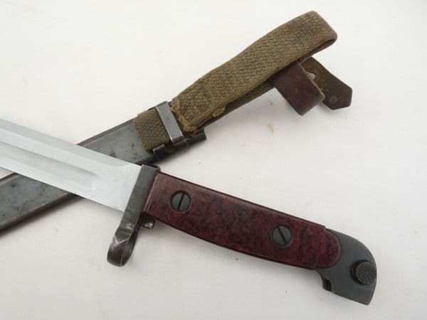 North Korean AKM Type 68 bayonet with scabbard and hanger **SOLD**