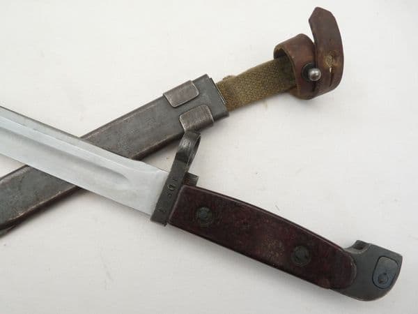 North Korean AKM Type 68 bayonet with scabbard and hanger **SOLD**