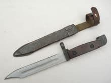 North Korean AKM Type 68 bayonet with scabbard and hanger **SOLD**