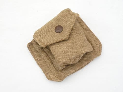 Patt '37 webbing ammo pouch for Webley revolver holster, 1944 dated **SOLD**