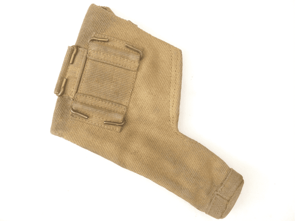 Pattern 1937 webbing holster in khaki, 1941 dated