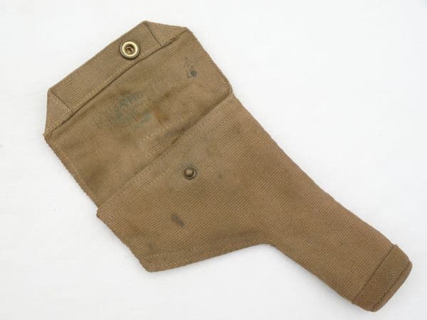 Pattern 1937 webbing holster in khaki, 1941 dated