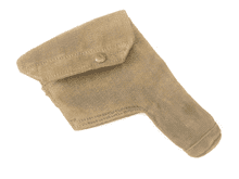 Pattern 1937 webbing holster in khaki, 1941 dated