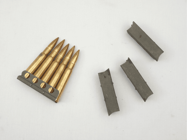 Portuguese .303 ammunition charger loader clip