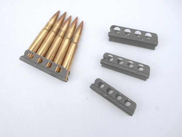 Portuguese .303 ammunition charger loader clip