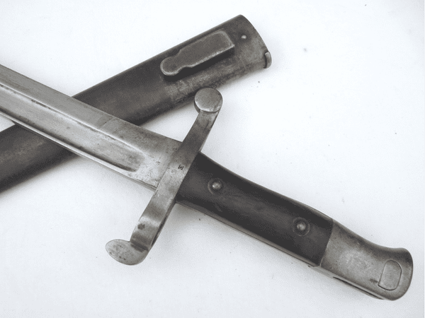 Portuguese Kropatchek M1886 bayonet and scabbard