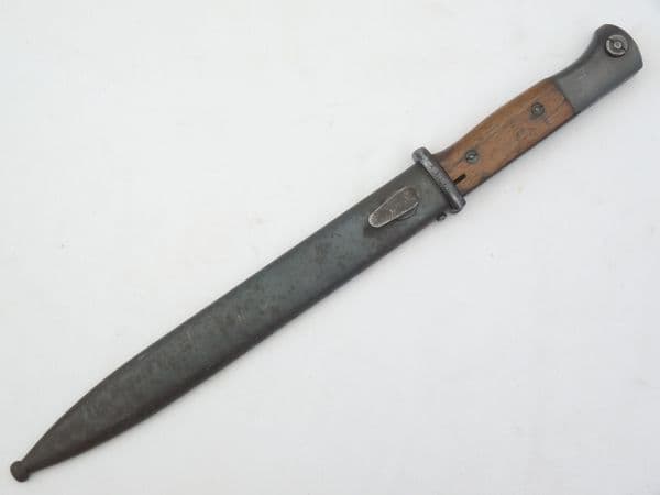 Portuguese Mauser K98 bayonet and scabbard, 1941 contract