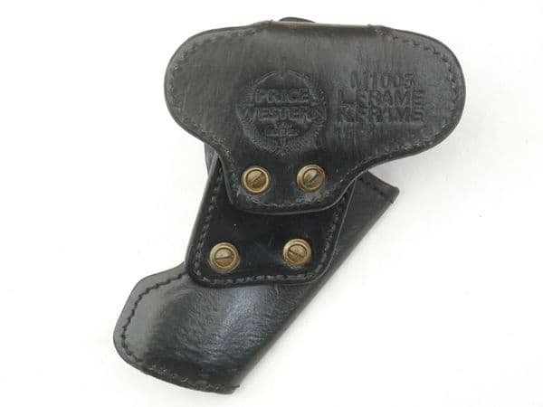 Price Western heavy duty leather holster for K and L-frame revolvers