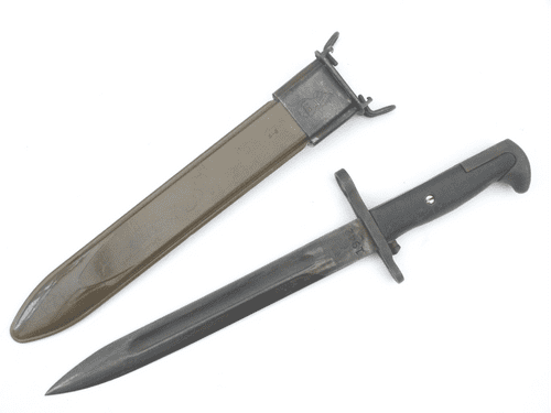 Reproduction American M1 Garand bayonet and scabbard