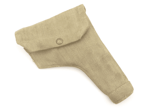 Reproduction Patt' 1937 webbing holster for service revolver, khaki