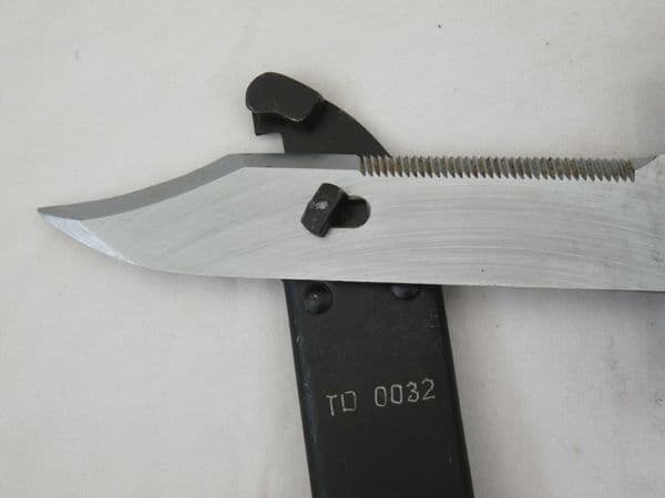 Romanian made Kalashnikov AKM Type 1 bayonet with scabbard and frog **SOLD**
