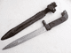 Russian AK-47 bayonet, scabbard and belt-hanger **SOLD**