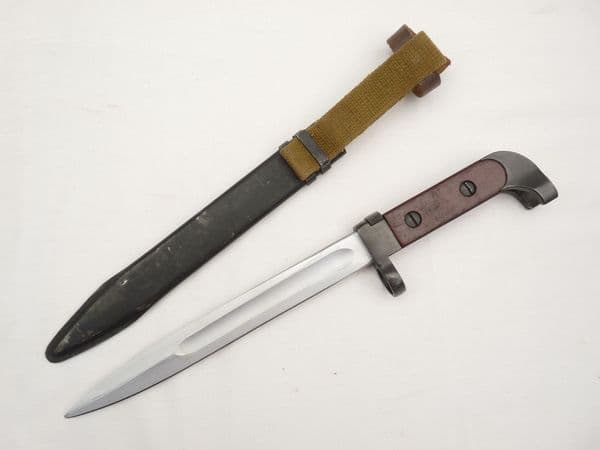 Russian AK47 bayonet, scabbard and belt-hanger, Izhevsk marked **SOLD**