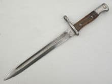 Serbian M1899 bayonet without scabbard