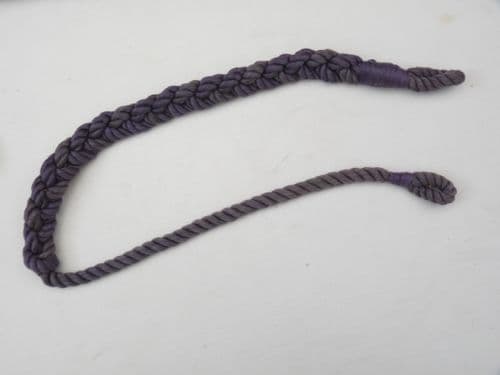Shoulder lanyard, blue braided rope