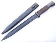Spanish 'Standard-Modell' German pattern  M1943 bayonet and scabbard  **SOLD**