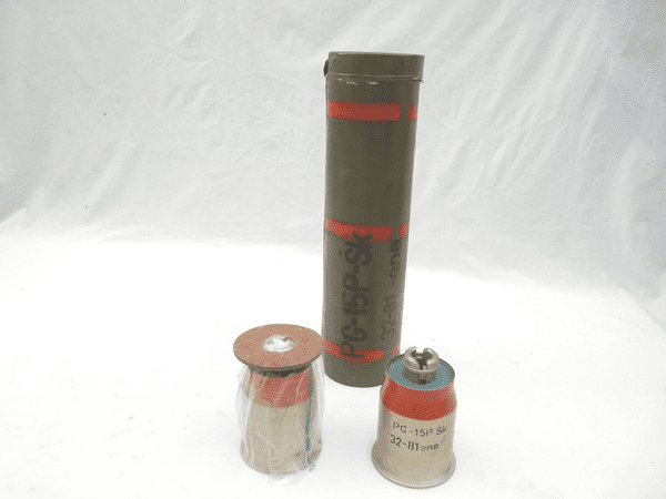 Steel container for PG-15 initial charge