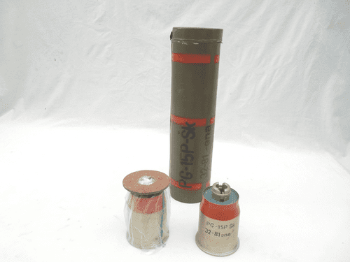 Steel container for PG-15 initial charge