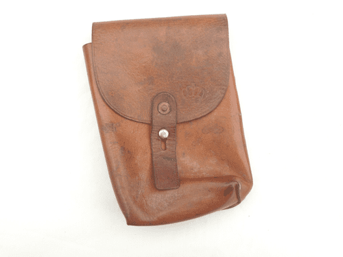 Swedish leather ammunition pouch