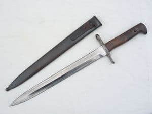 Swiss Schmidt-Rubin M1918 bayonet and scabbard **SOLD **