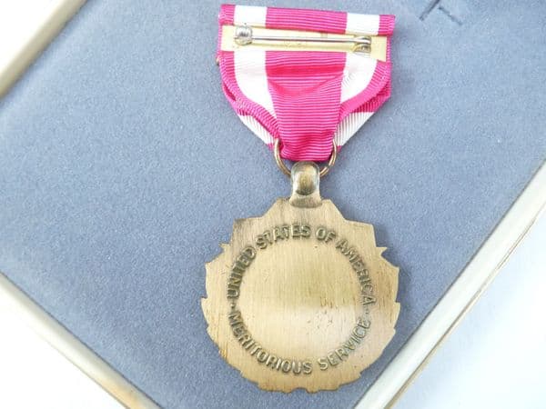 USA Meritorious Service Medal in presentation case, Vietnam War issue