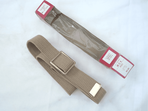 USMC Officer's belt, genuine 'as-new' issue item in box