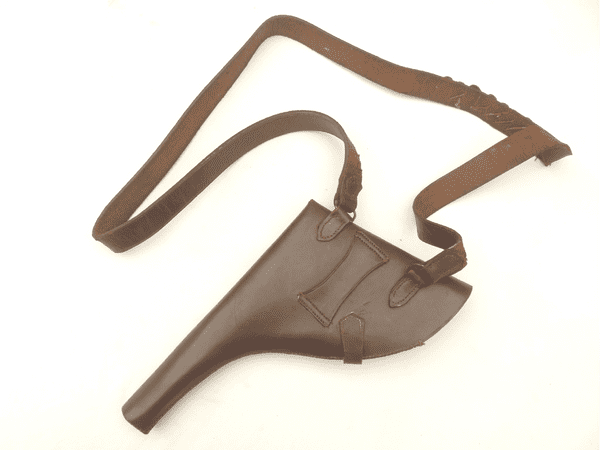 Wartime leather holster, for Webley mkIV or similar